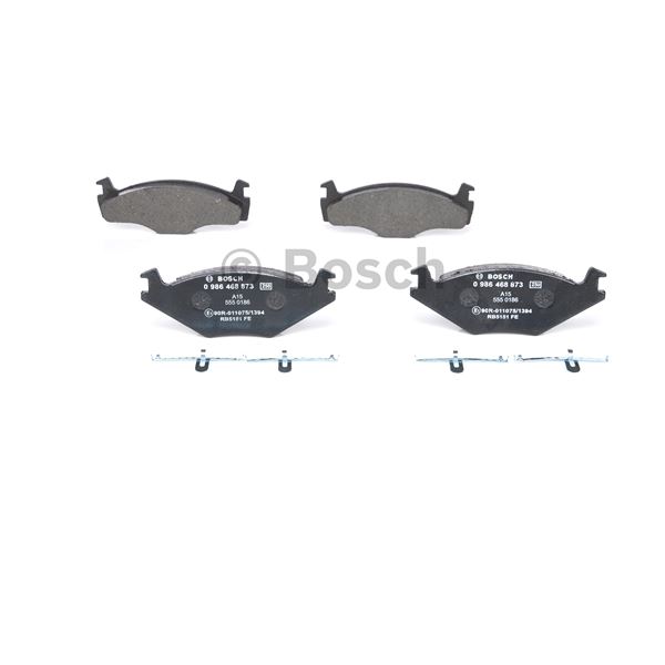 4 plaquettes de frein avant Bosch BP737