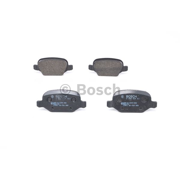 4 plaquettes de frein arrière Bosch BP302