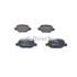 4 plaquettes de frein arrière Bosch BP302
