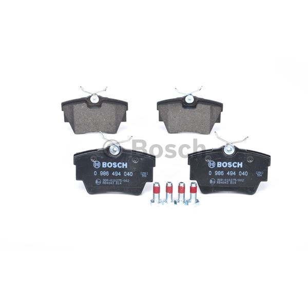 4 plaquettes de frein arrière Bosch BP378