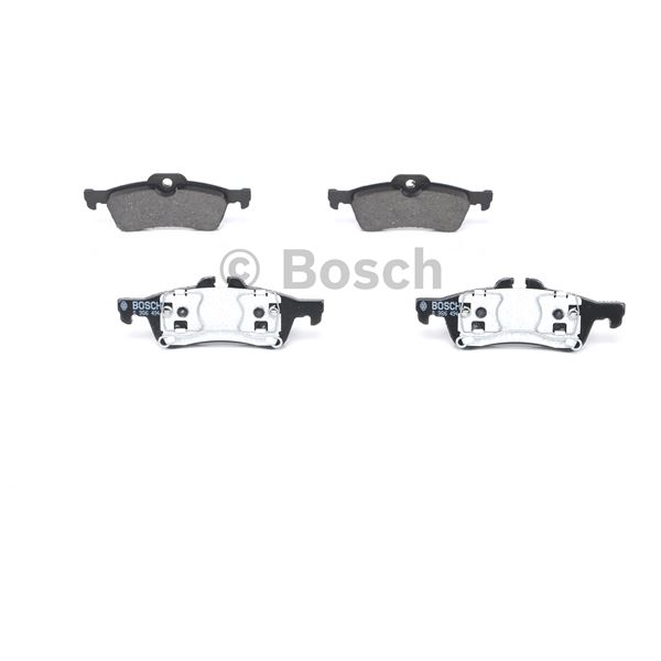 4 plaquettes de frein arrière Bosch BP973