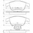 4 plaquettes de frein avant Bosch BP1289