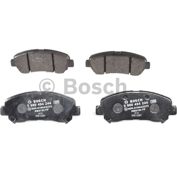 4 plaquettes de frein avant Bosch BP1116