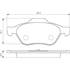 4 plaquettes de frein avant Bosch BP1361