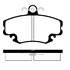4 plaquettes de frein avant SBS 229957