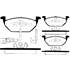 4 plaquettes de frein avant SBS 224745