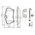 4 plaquettes de frein avant Bosch BP1323