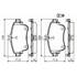 4 plaquettes de frein avant Bosch BP1508