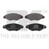 4 plaquettes de frein avant NK 223739