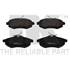4 plaquettes de frein avant  NK 221950
