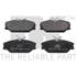 4 plaquettes de frein avant NK 223946