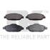 4 plaquettes de frein avant NK 223747