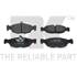 4 plaquettes de frein avant NK 223609