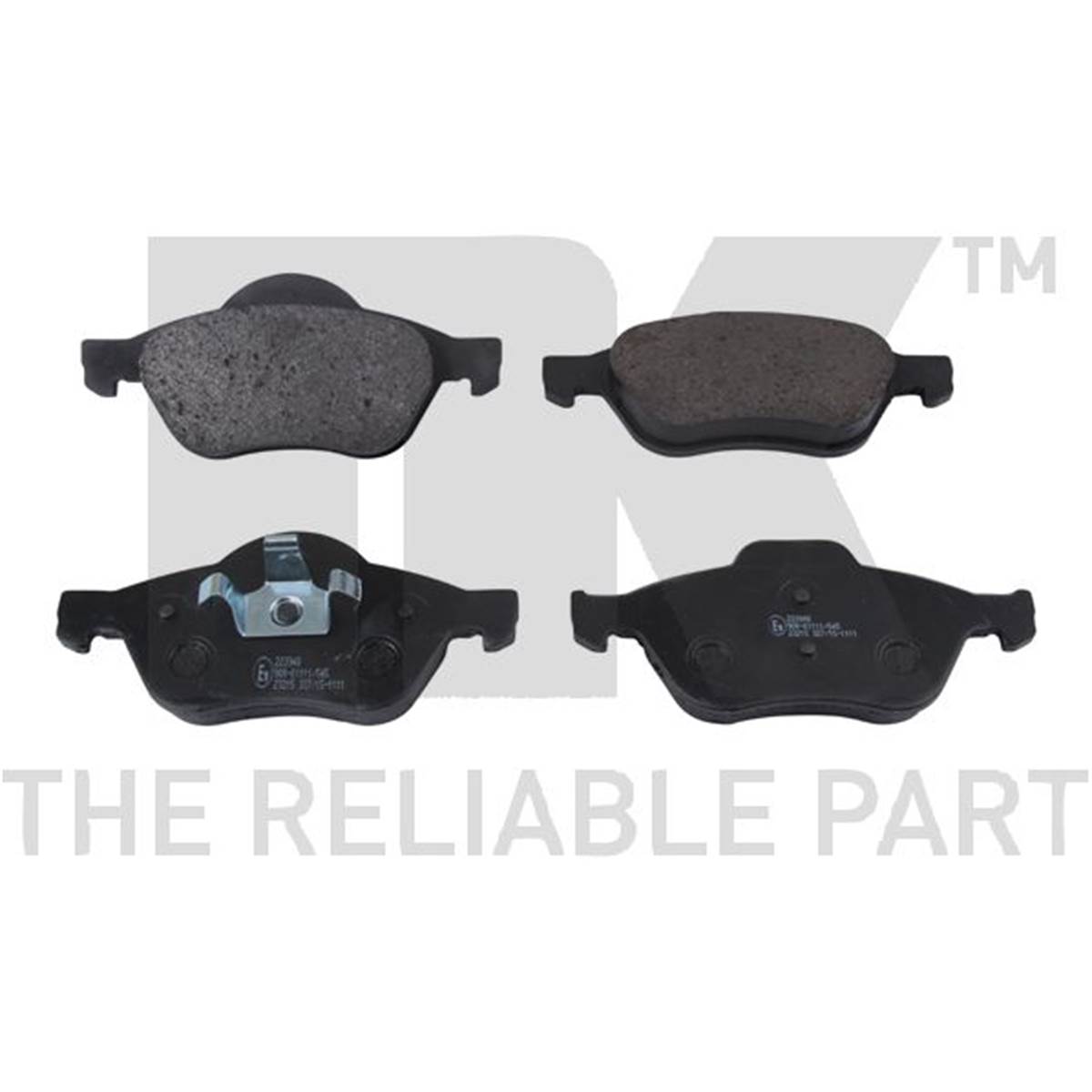 Plaquettes de frein avant (4 pièces) Nk 223948