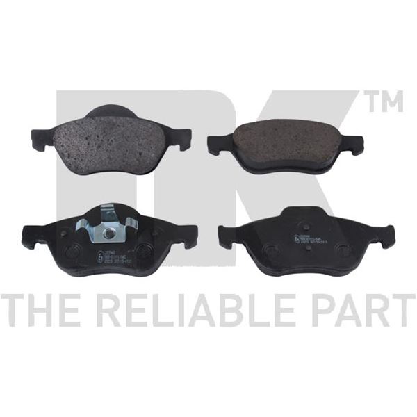 4 plaquettes de frein avant NK 223948