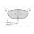 4 plaquettes de frein avant Valeo First 301408