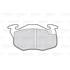 4 plaquettes de frein avant Valeo First 301075