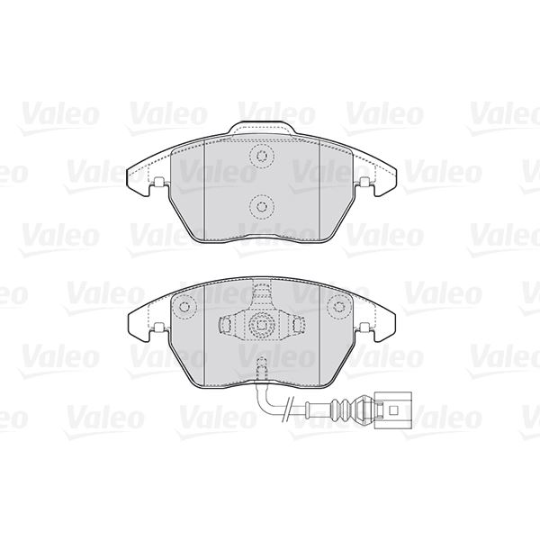 4 plaquettes de frein avant Valeo First 301635
