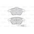 4 plaquettes de frein avant Valeo First 301635