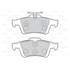 4 plaquettes de frein arrière Valeo First 301019