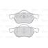 4 plaquettes de frein avant Valeo First 301471