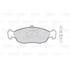 4 plaquettes de frein avant Valeo First 301074