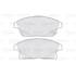 4 plaquettes de frein avant Valeo First 301070