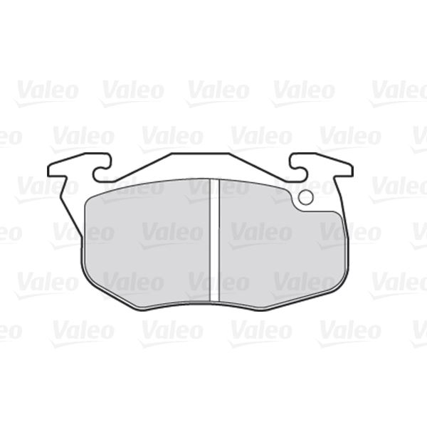 4 plaquettes de frein avant Valeo First 301155