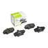 4 plaquettes de frein avant Valeo First 301061