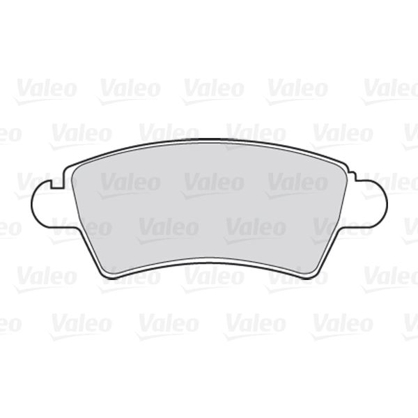4 plaquettes de frein avant Valeo First 301462