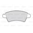4 plaquettes de frein avant Valeo First 301462
