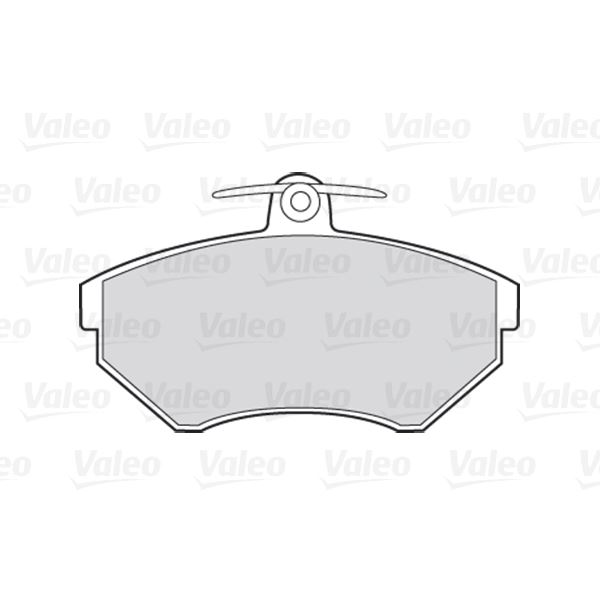 4 plaquettes de frein avant Valeo First 301330