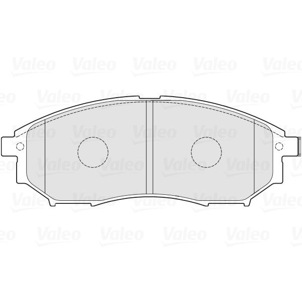 4 plaquettes de frein avant Valeo First 301337