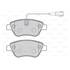 4 plaquettes de frein avant Valeo First 301051