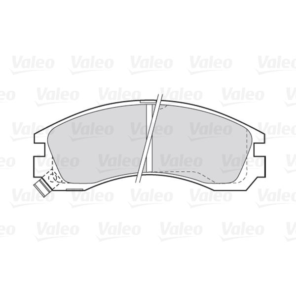 4 plaquettes de frein avant Valeo First 301517