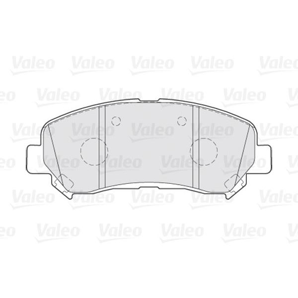 4 plaquettes de frein avant Valeo First 301067