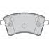 4 plaquettes de frein avant Valeo First 302108