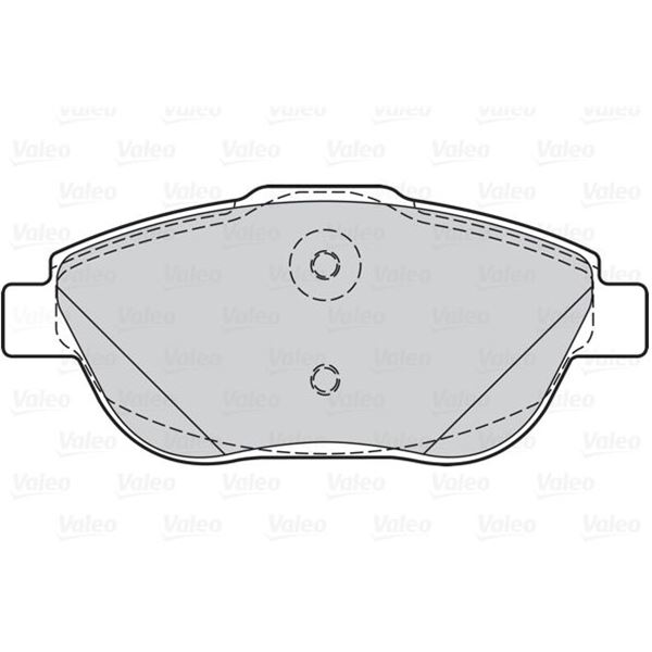 4 plaquettes de frein avant Valeo First 302148
