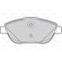 4 plaquettes de frein avant Valeo First 302148