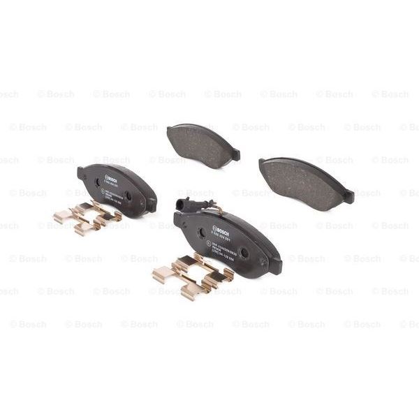 4 plaquettes de frein avant Bosch BP1021