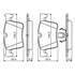 4 plaquettes de frein avant Bosch BP1408