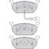 4 plaquettes de frein avant Valeo First 302222
