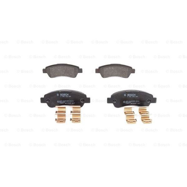 4 plaquettes de frein arrière Bosch BP1020