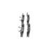 4 plaquettes de frein avant Bosch BP1691