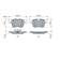4 plaquettes de frein avant Bosch BP2482