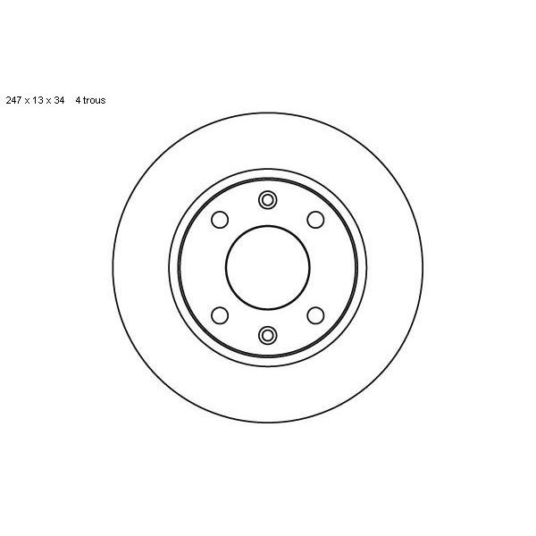 2 disques de frein avant SBS 201926