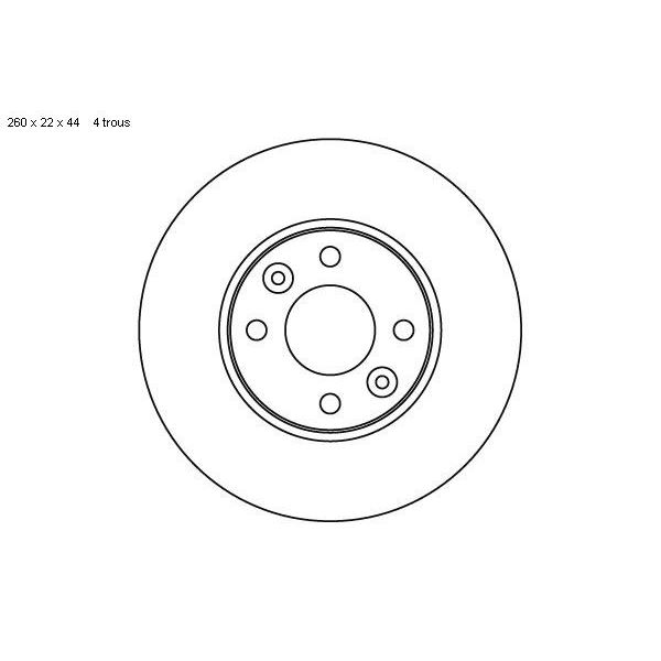 2 disques de frein avant SBS 202264