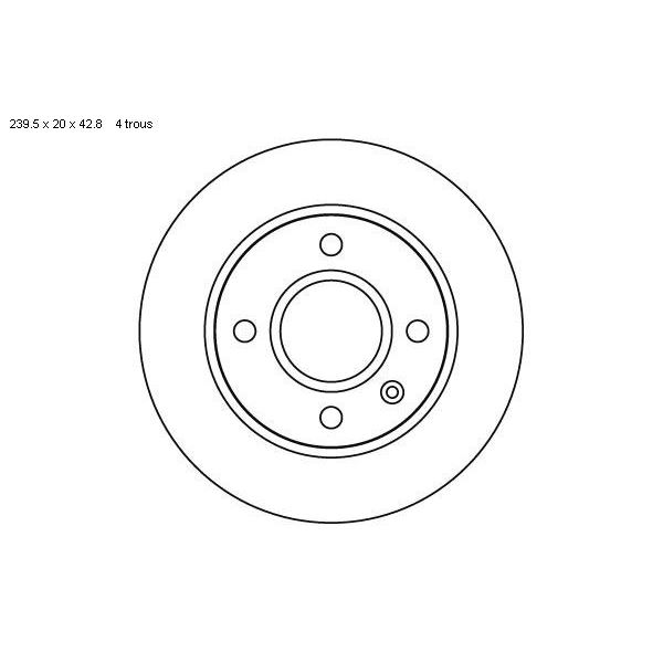 2 disques de frein avant SBS 202528