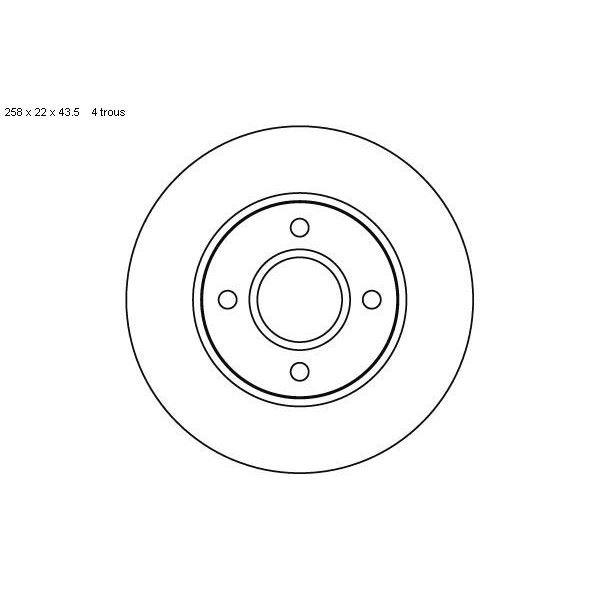 2 disques de frein avant SBS 202549
