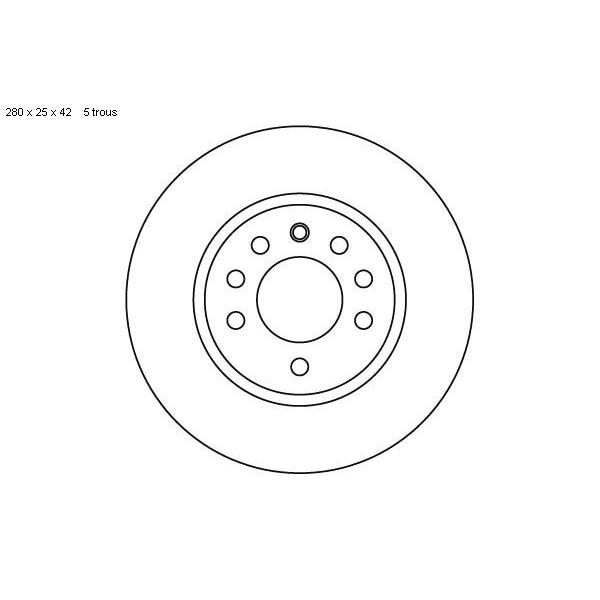 2 disques de frein avant SBS 203630
